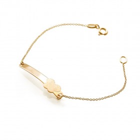 Pulsera Bebé Oro 1ª Ley 18 k  -  Nomeolvides Bebe