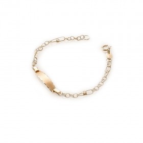 Pulsera Bebé Oro  1ª Ley 18 k  -  Nomeolvides Bebe